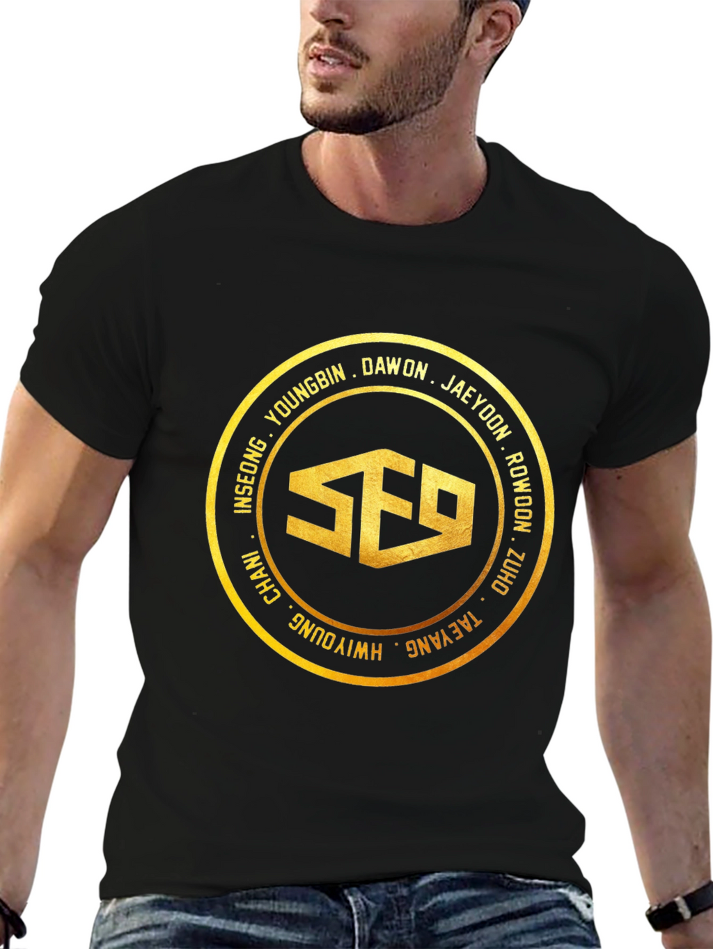 SF9 Circle Logo Graphic T-Shirt
