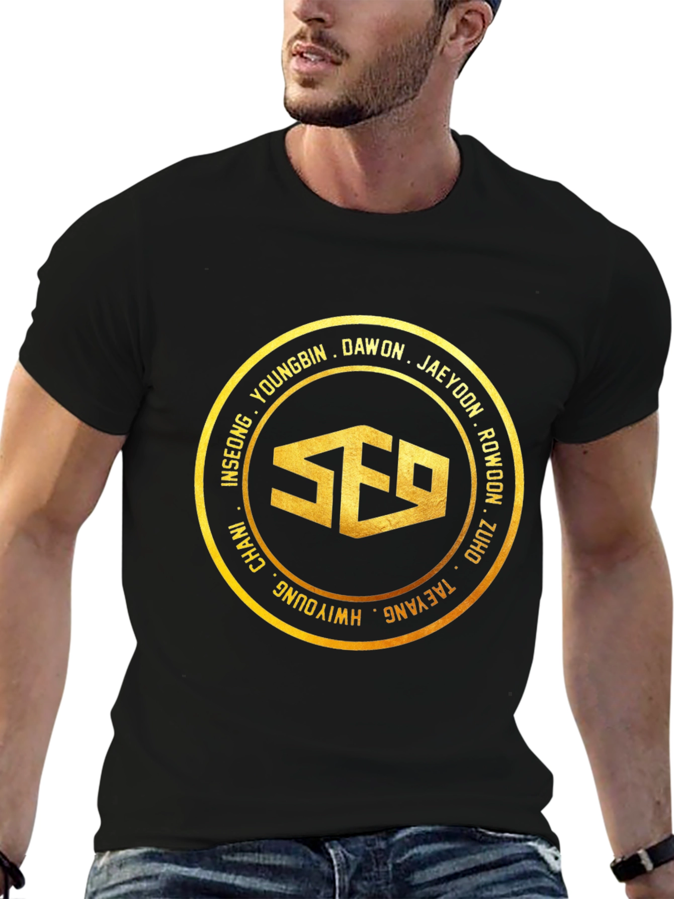 SF9 Circle Logo Graphic T-Shirt