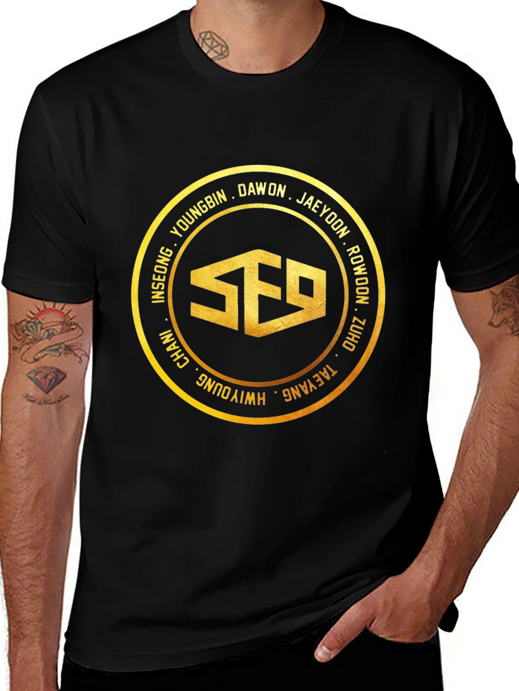 SF9 Circle Logo Graphic T-Shirt