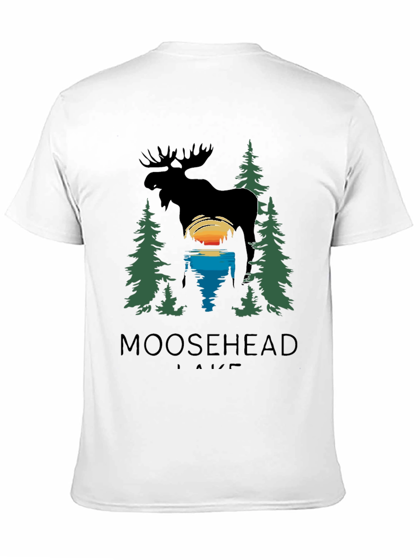 Moosehead Lake Graphic T-Shirt - Nature Scene Tee