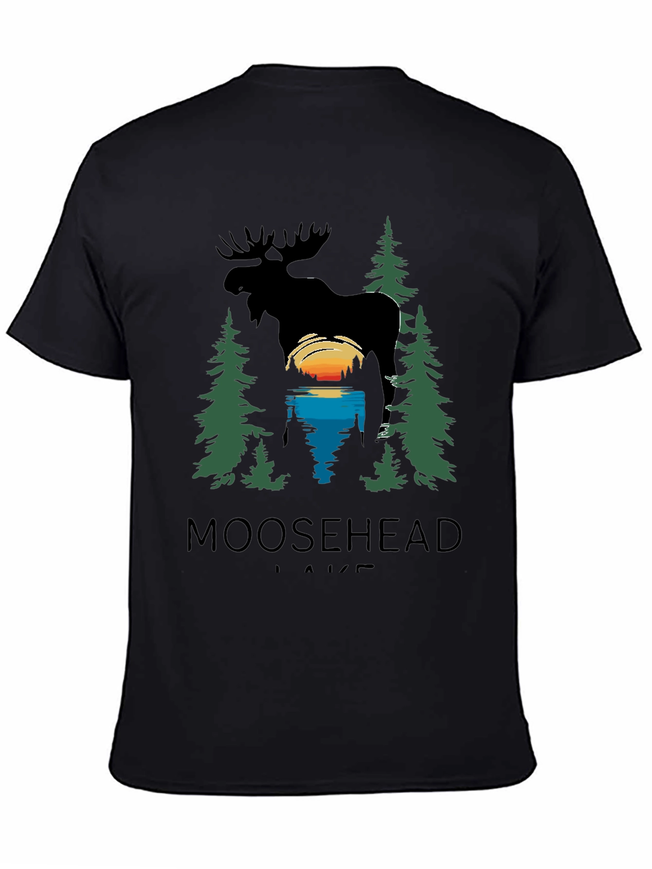 Moosehead Lake Graphic T-Shirt - Nature Scene Tee