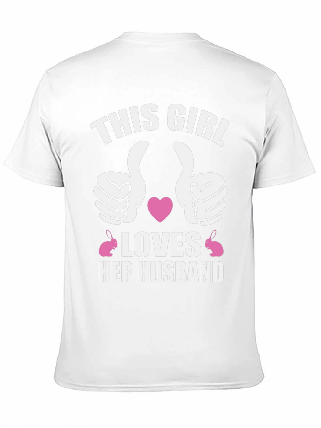 This Girl Loves Her Husband Easter T-Shirt