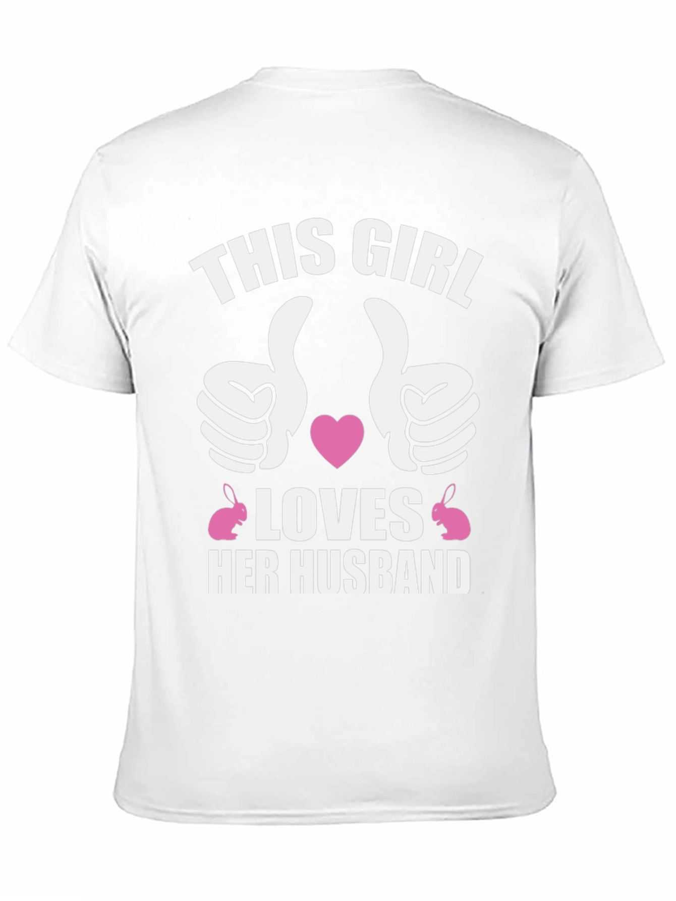 This Girl Loves Her Husband Easter T-Shirt