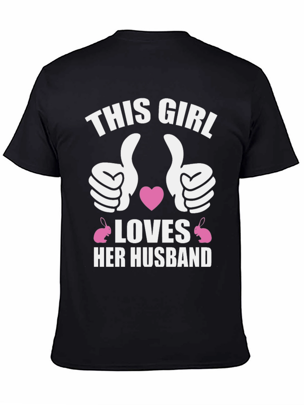 This Girl Loves Her Husband Easter T-Shirt