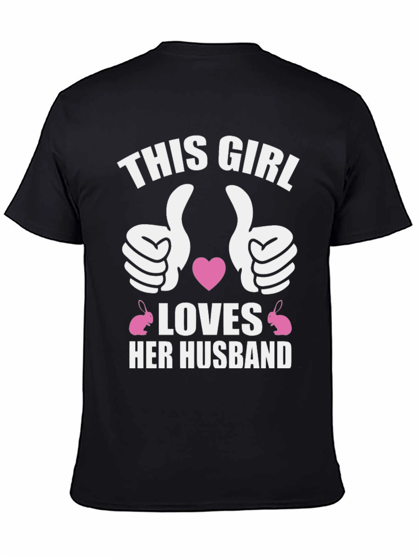 This Girl Loves Her Husband Easter T-Shirt