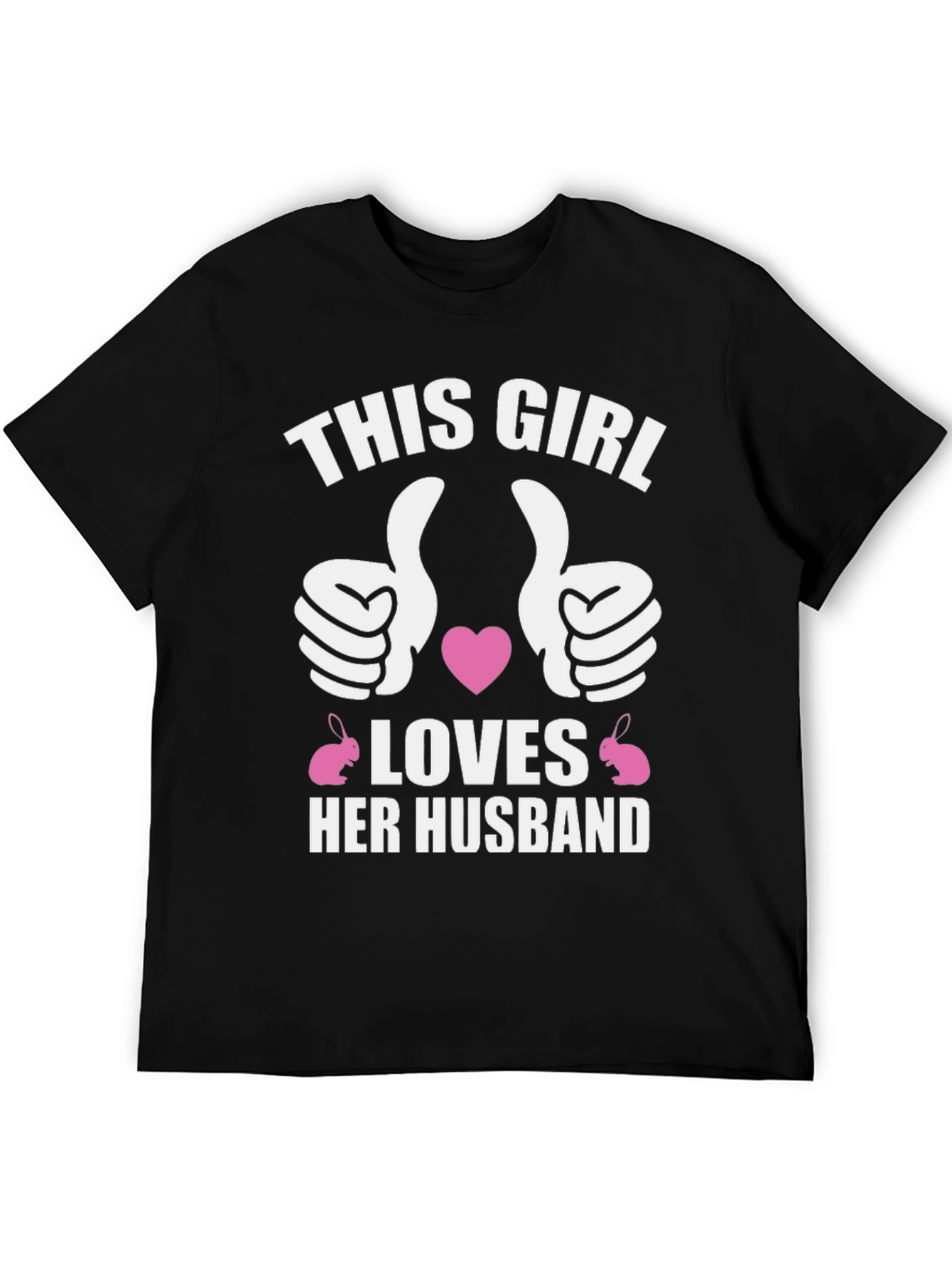 This Girl Loves Her Husband Easter T-Shirt