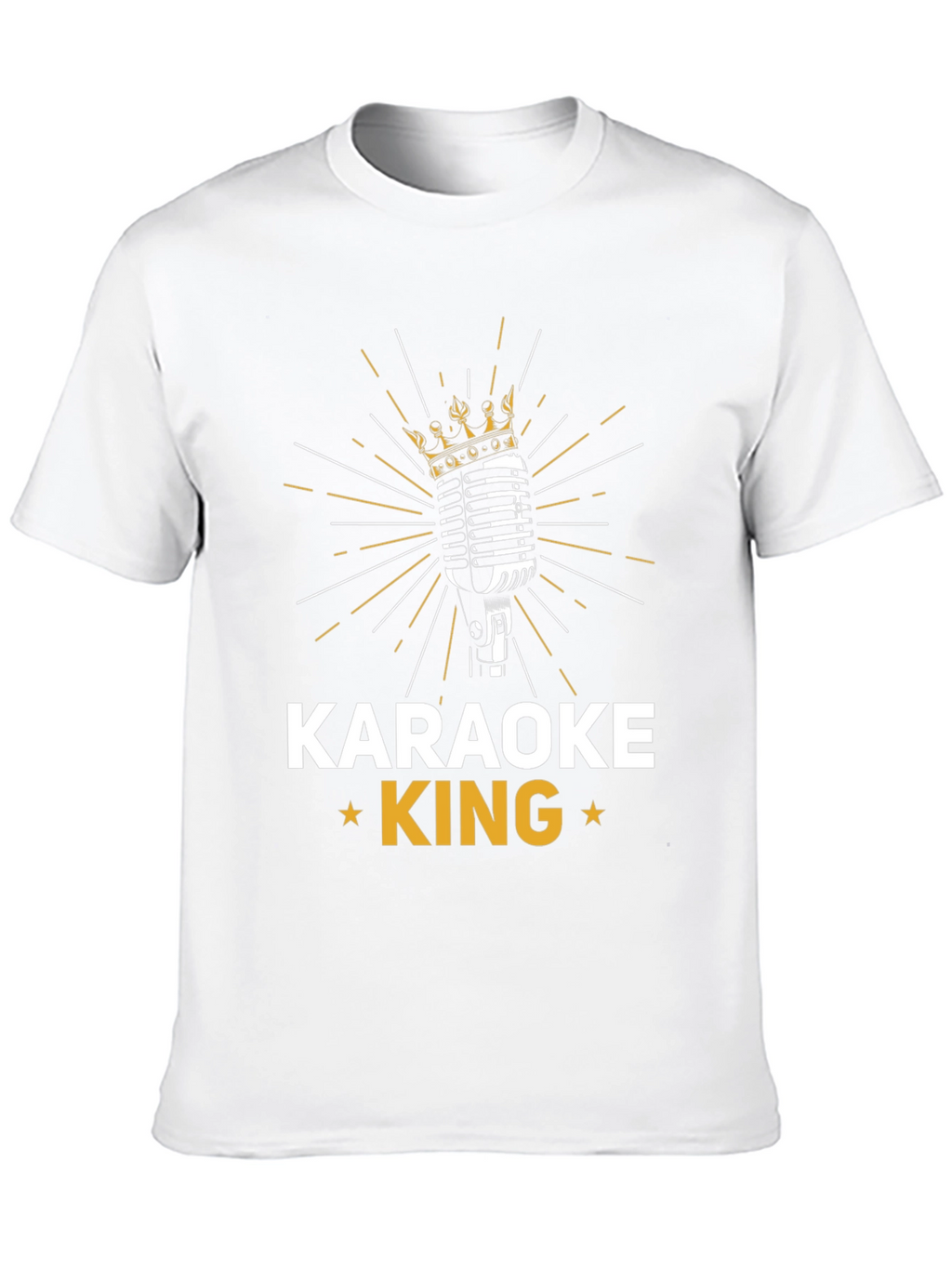 Karaoke King Black Graphic T-Shirt
