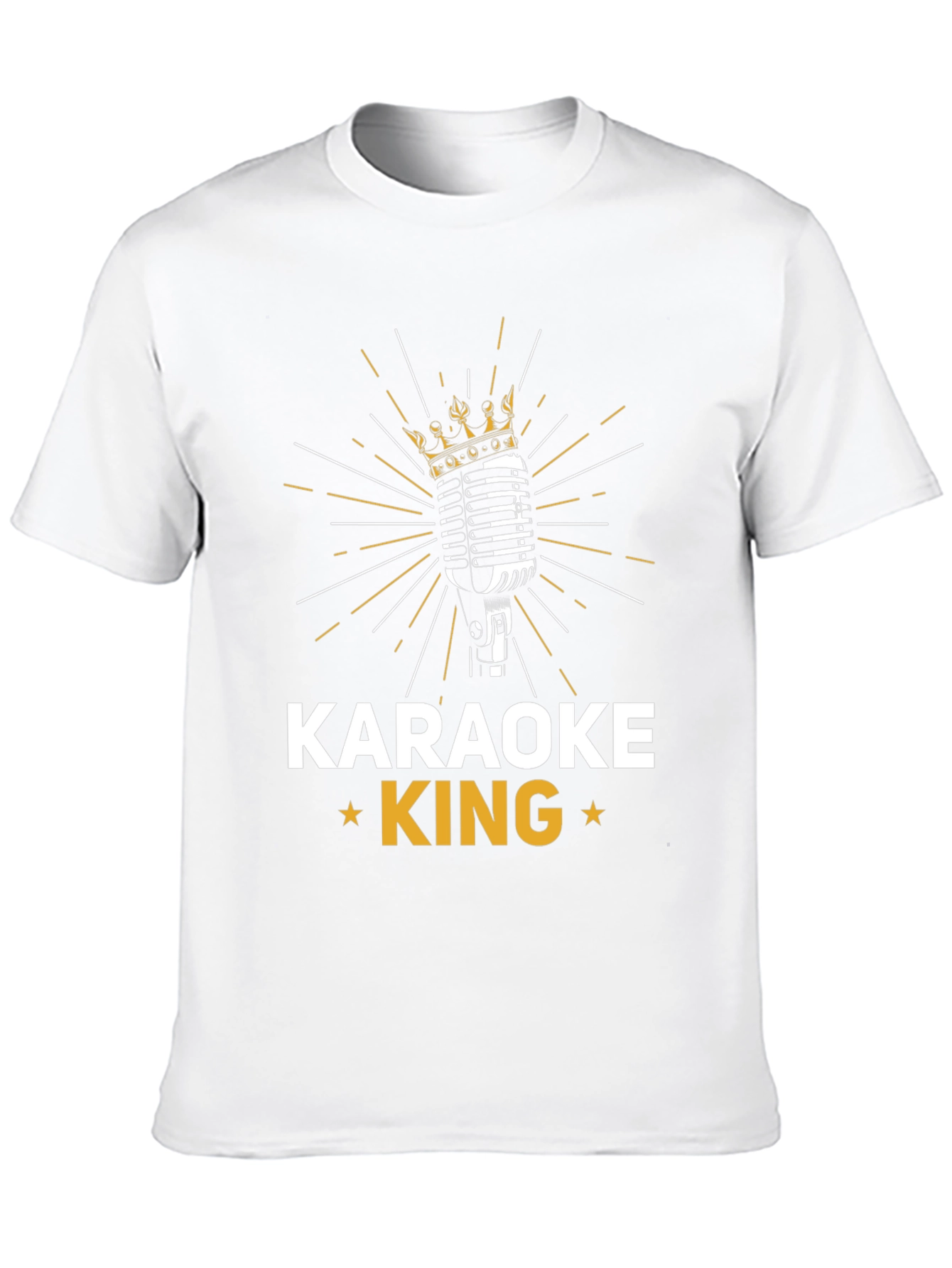 Karaoke King Black Graphic T-Shirt