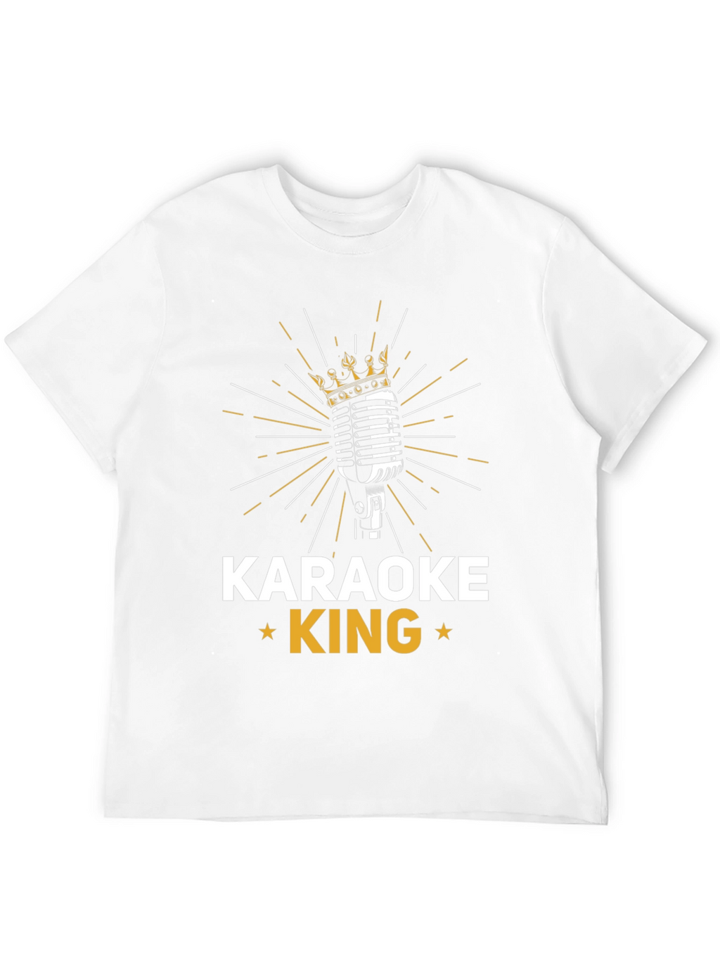 Karaoke King Black Graphic T-Shirt