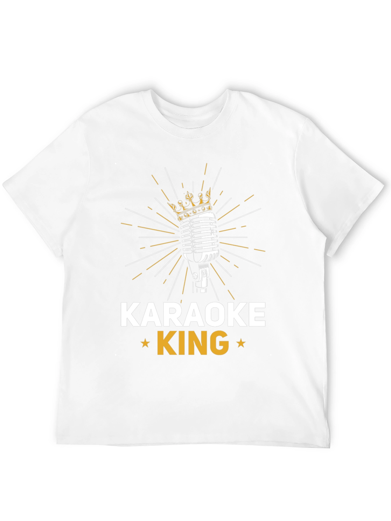 Karaoke King Black Graphic T-Shirt