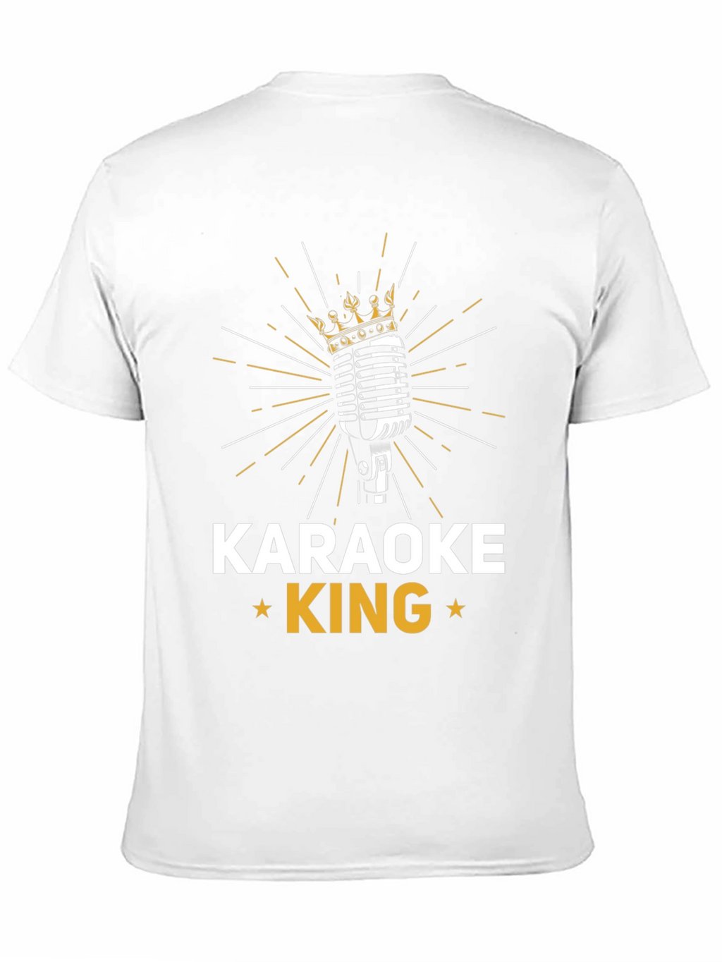 Karaoke King Black Graphic T-Shirt