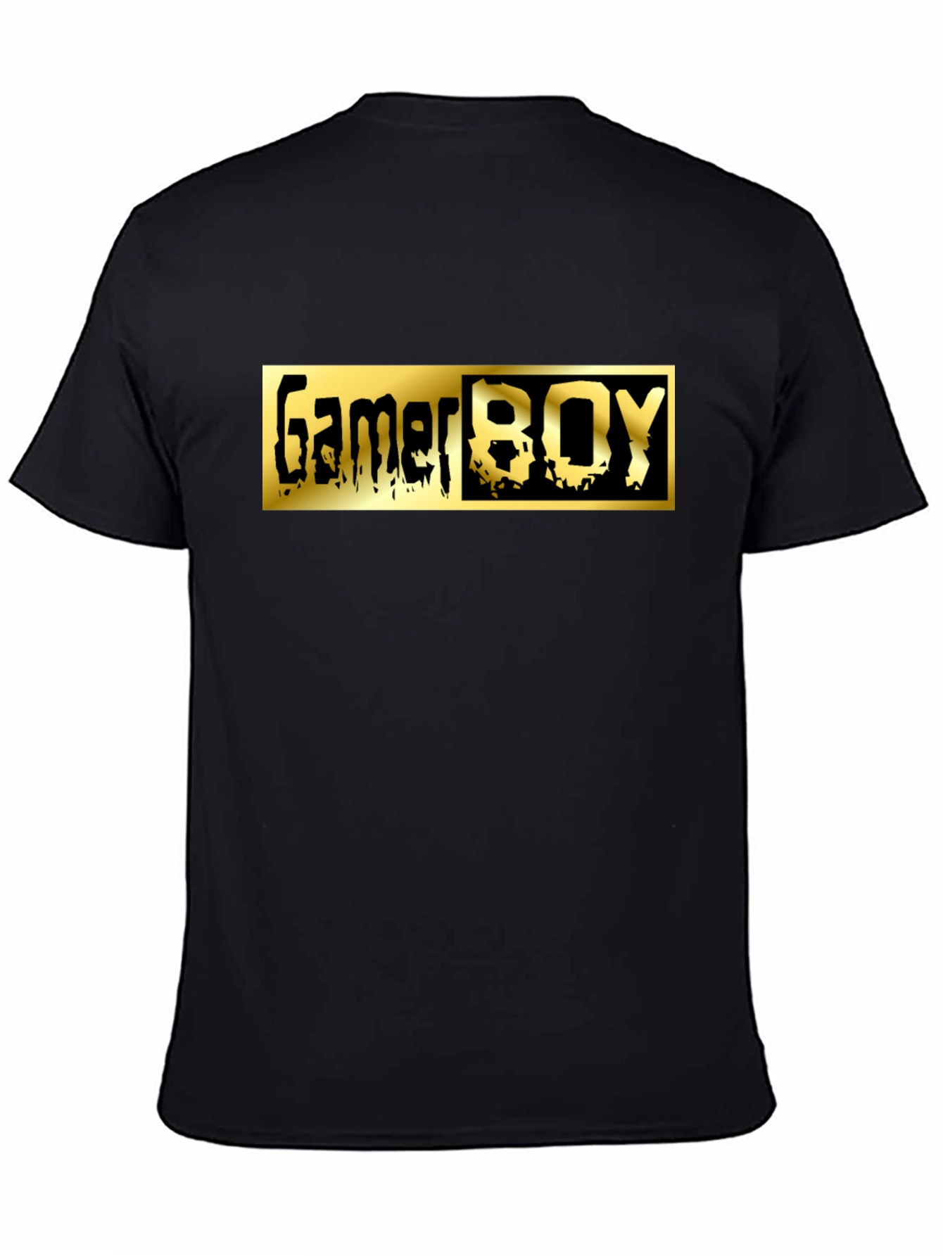 Gamer Boy Graphic Tee - Black