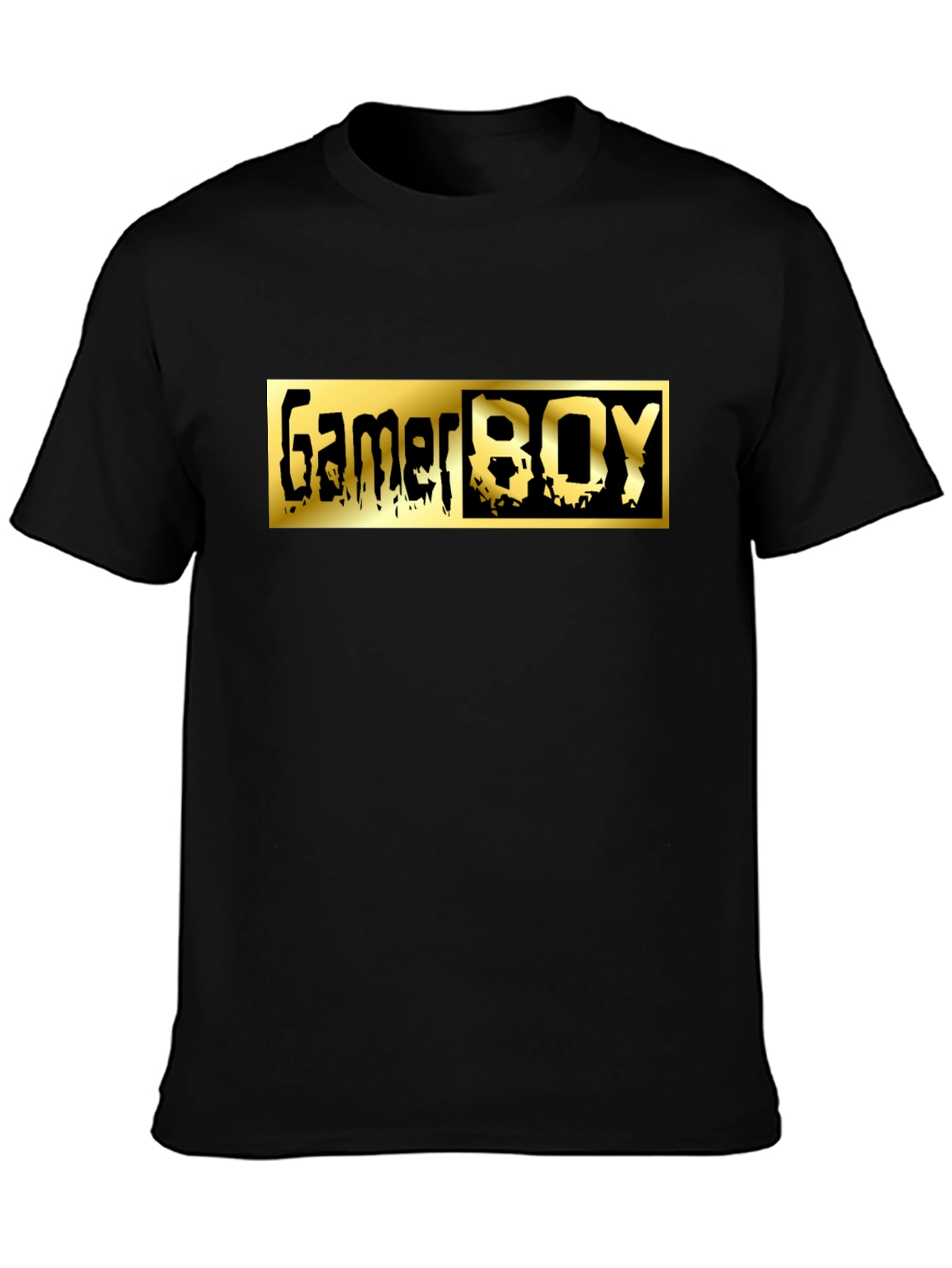 Gamer Boy Graphic Tee - Black