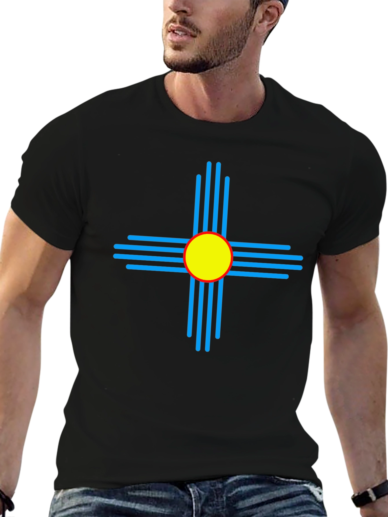 New Mexico Zia Symbol T-Shirt - Southwest Style