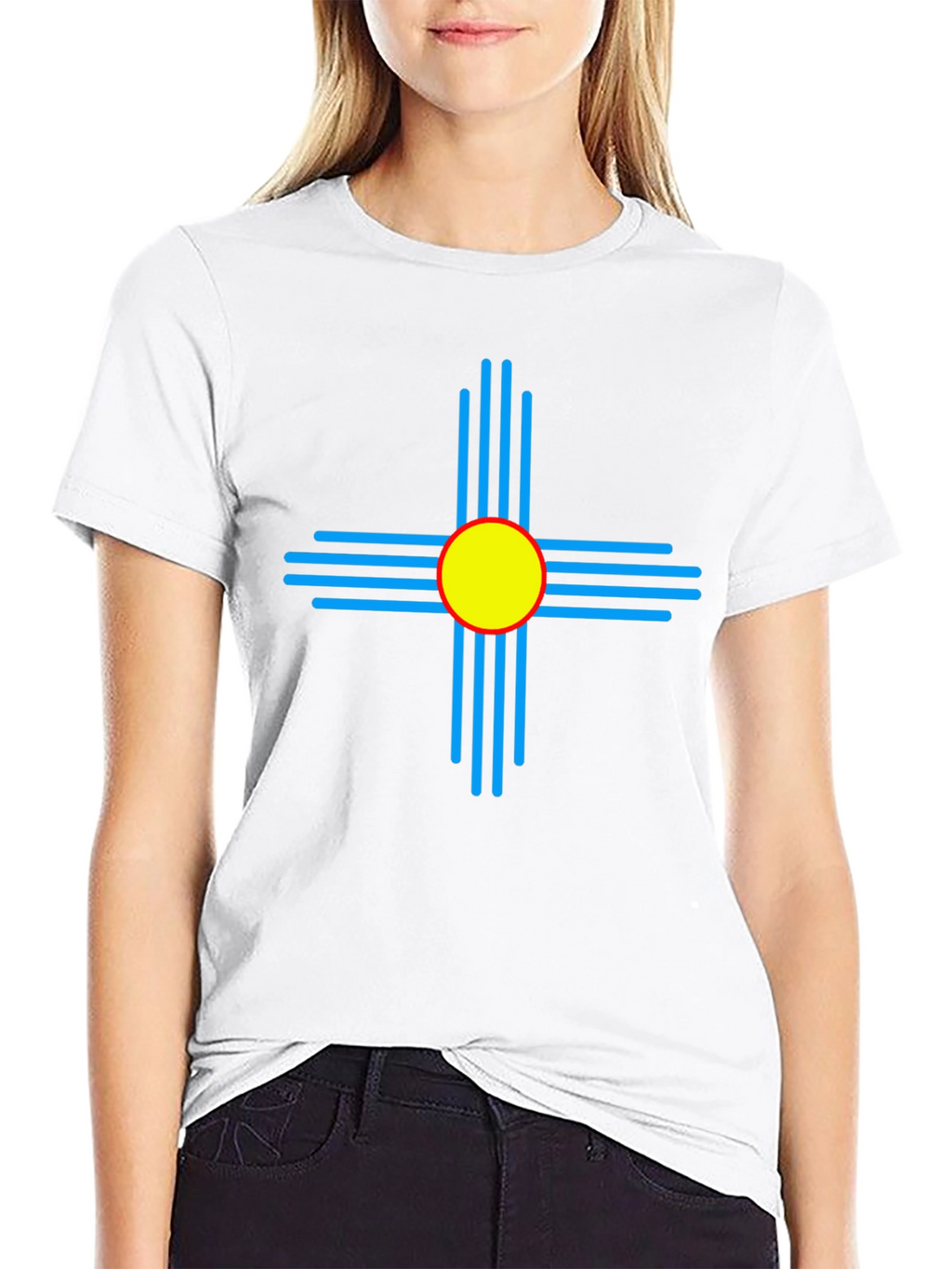 New Mexico Zia Symbol T-Shirt - Southwest Style