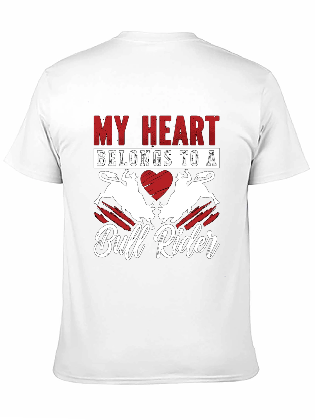 My Heart Belongs to a Bull Rider T-Shirt