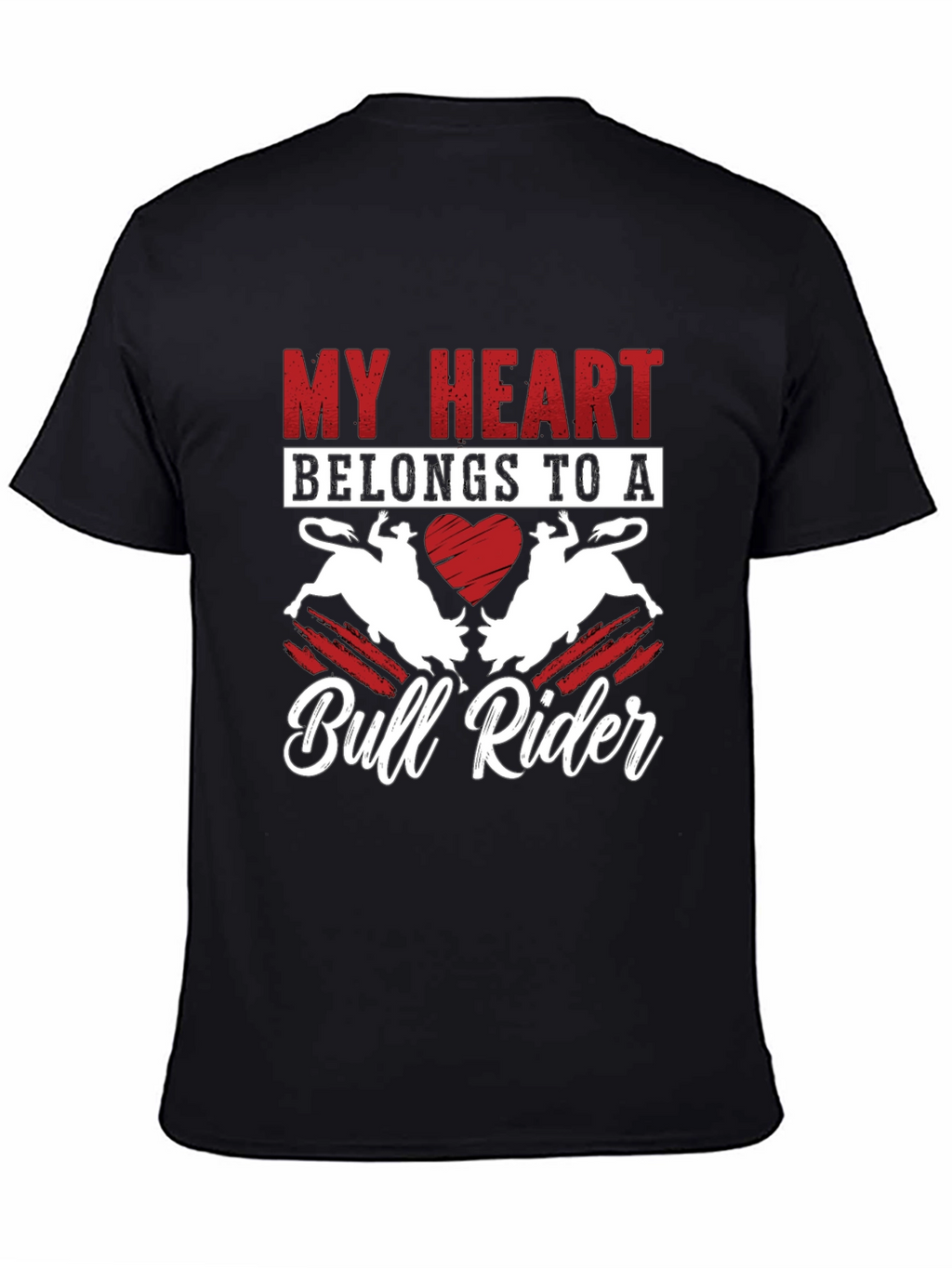 My Heart Belongs to a Bull Rider T-Shirt