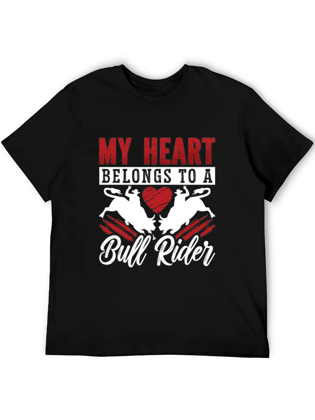 My Heart Belongs to a Bull Rider T-Shirt