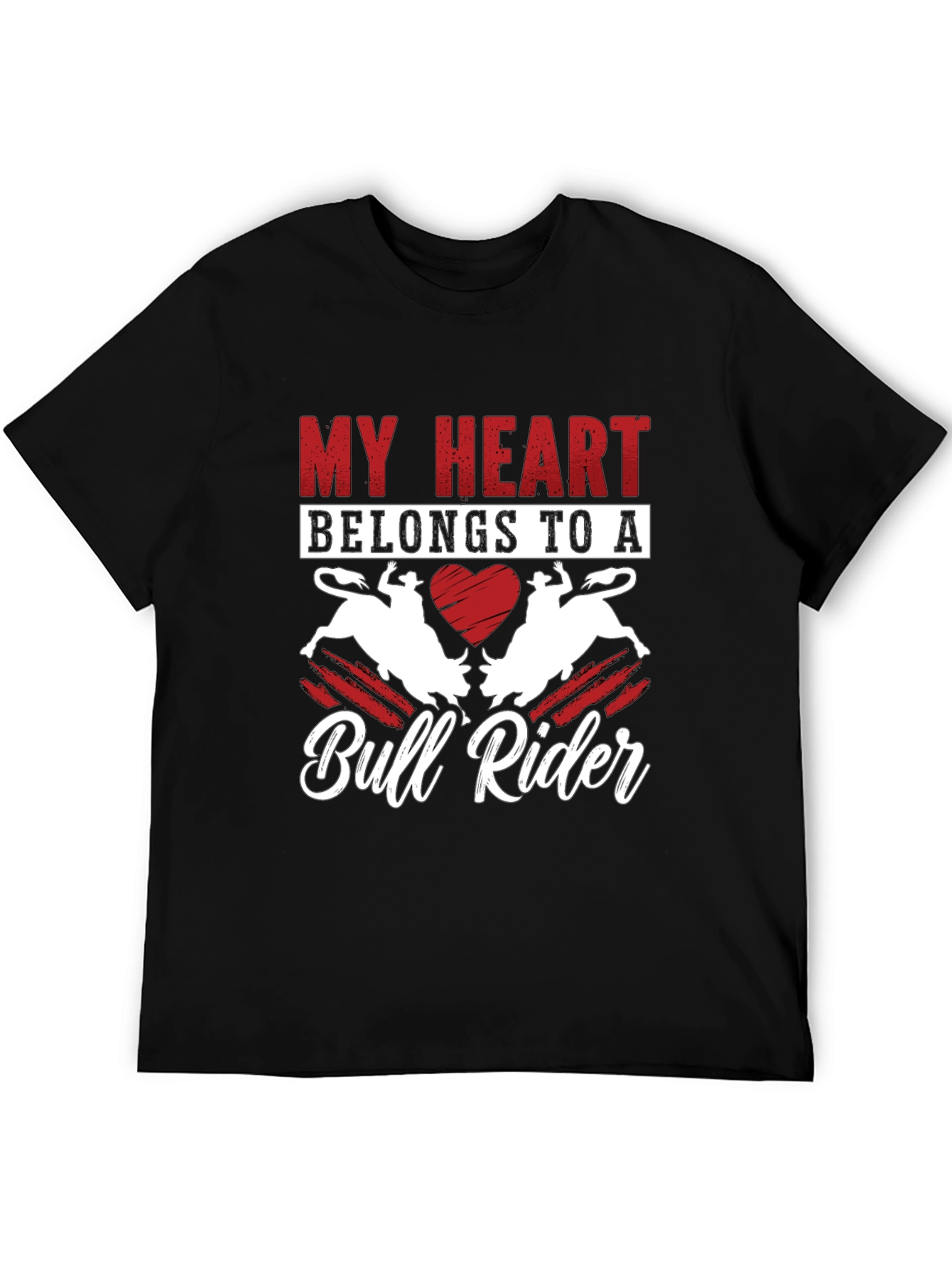 My Heart Belongs to a Bull Rider T-Shirt