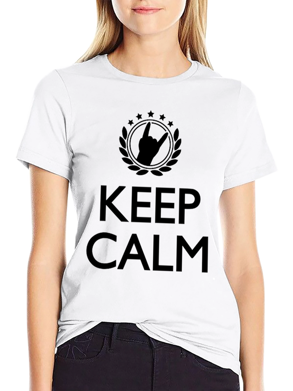 Keep Calm Rock On T-Shirt