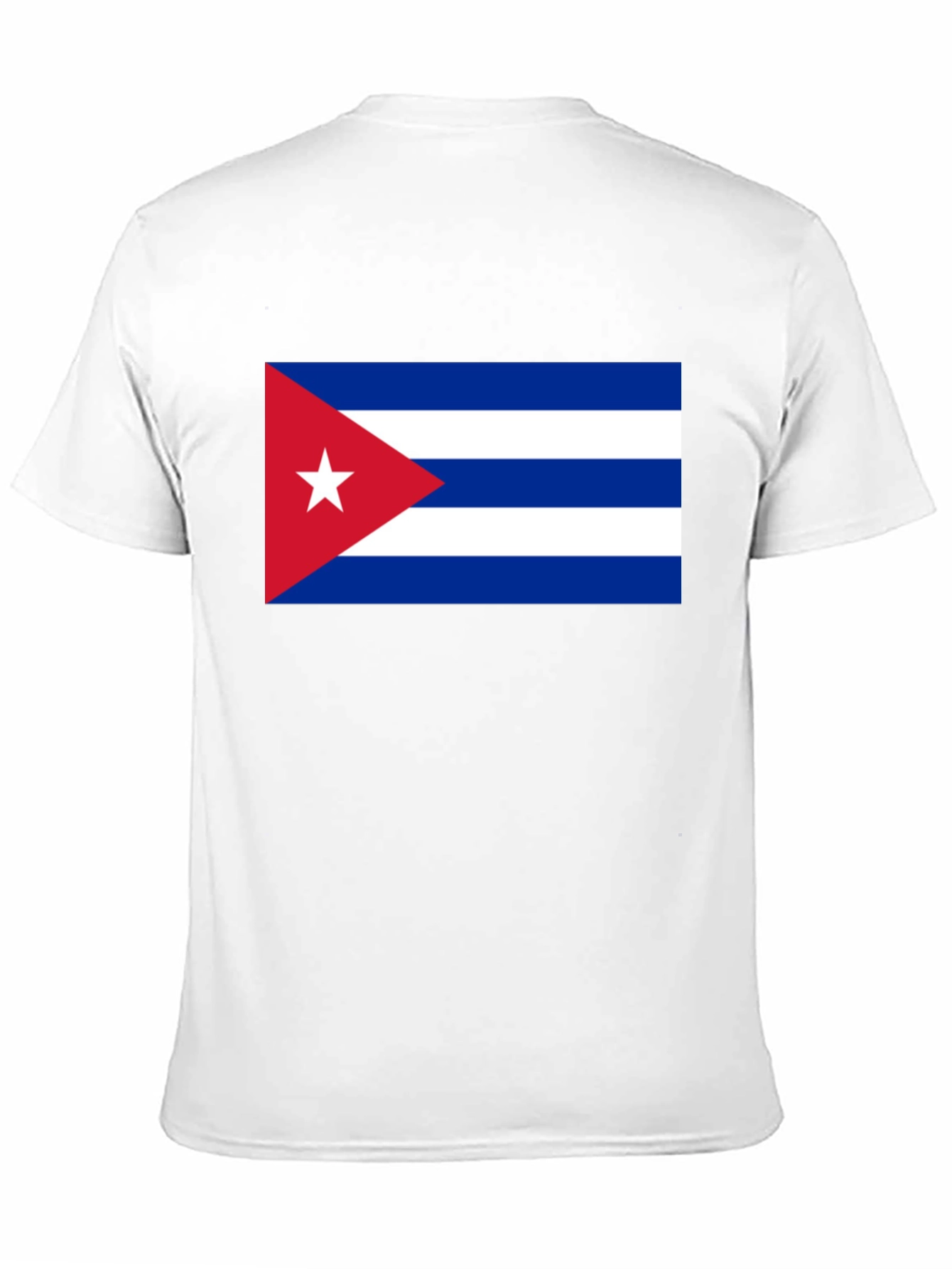 Cuba Flag T-Shirt - Black Cotton Tee