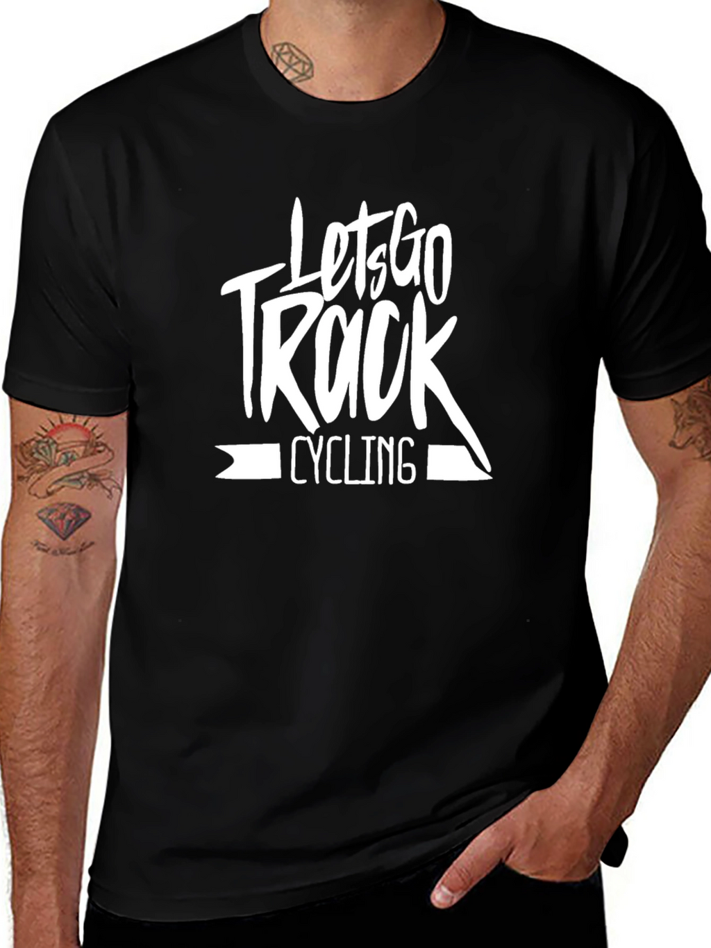 Lets Go Track Cycling T-Shirt