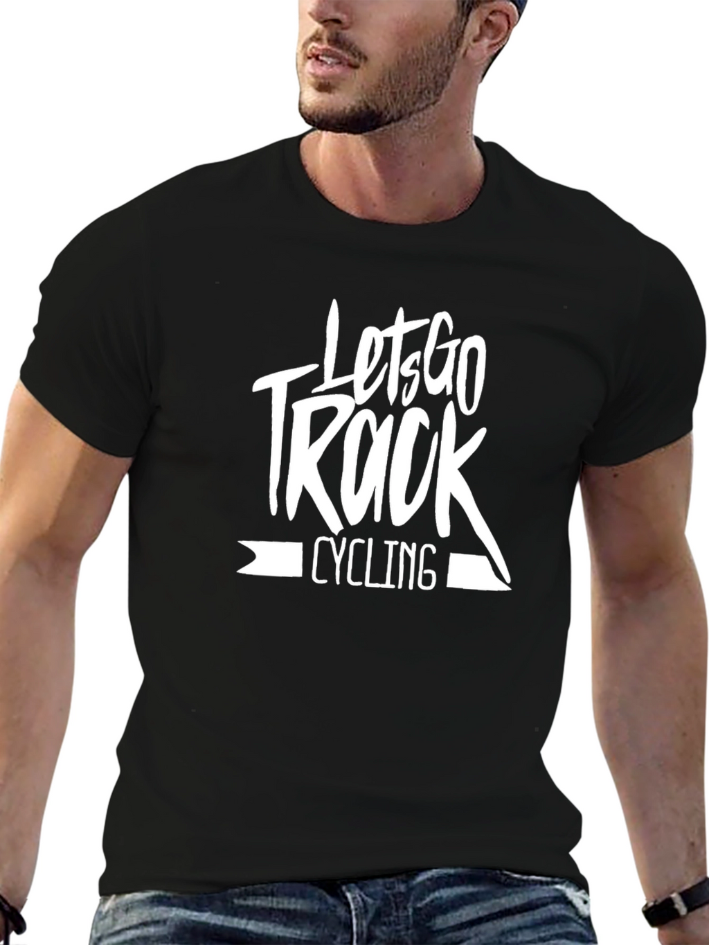 Lets Go Track Cycling T-Shirt
