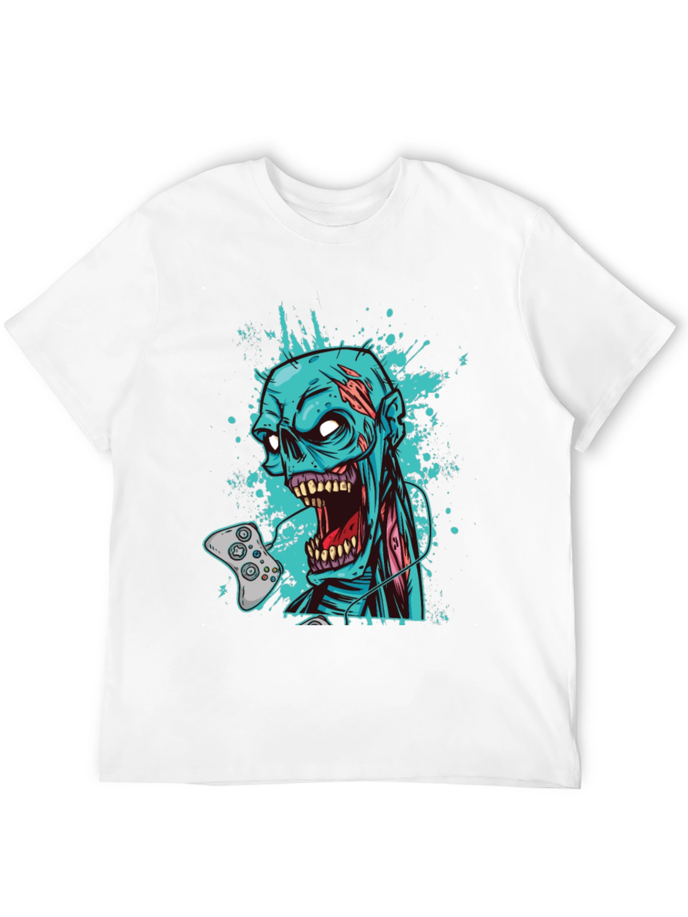 Zombie Gamer T-Shirt - Game Over Design