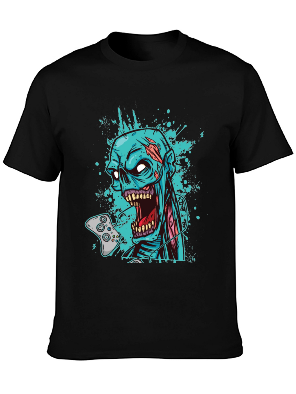 Zombie Gamer T-Shirt - Game Over Design