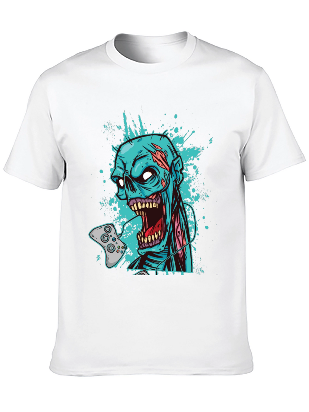 Zombie Gamer T-Shirt - Game Over Design