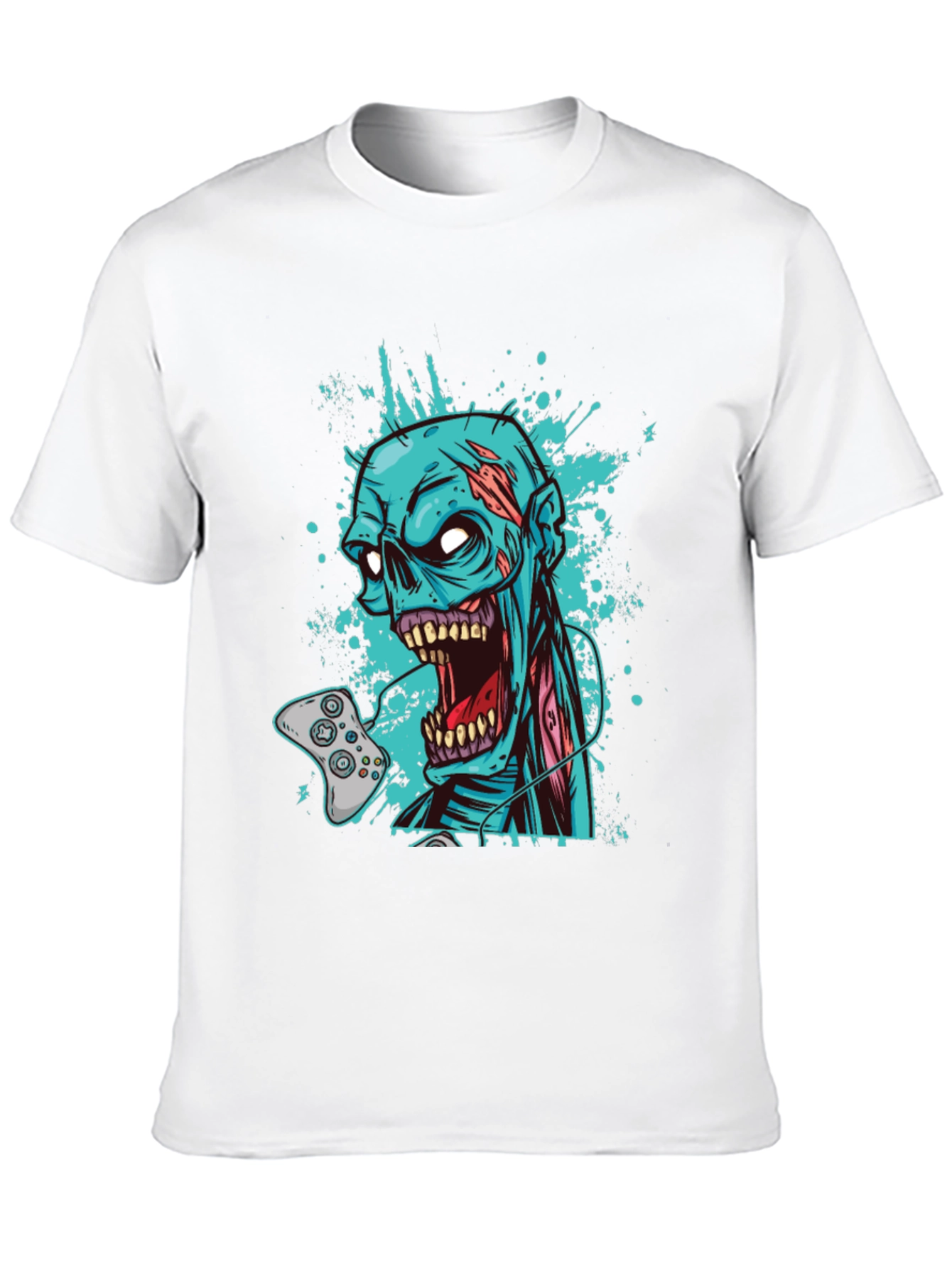 Zombie Gamer T-Shirt - Game Over Design