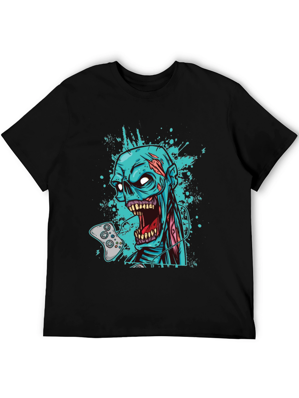 Zombie Gamer T-Shirt - Game Over Design