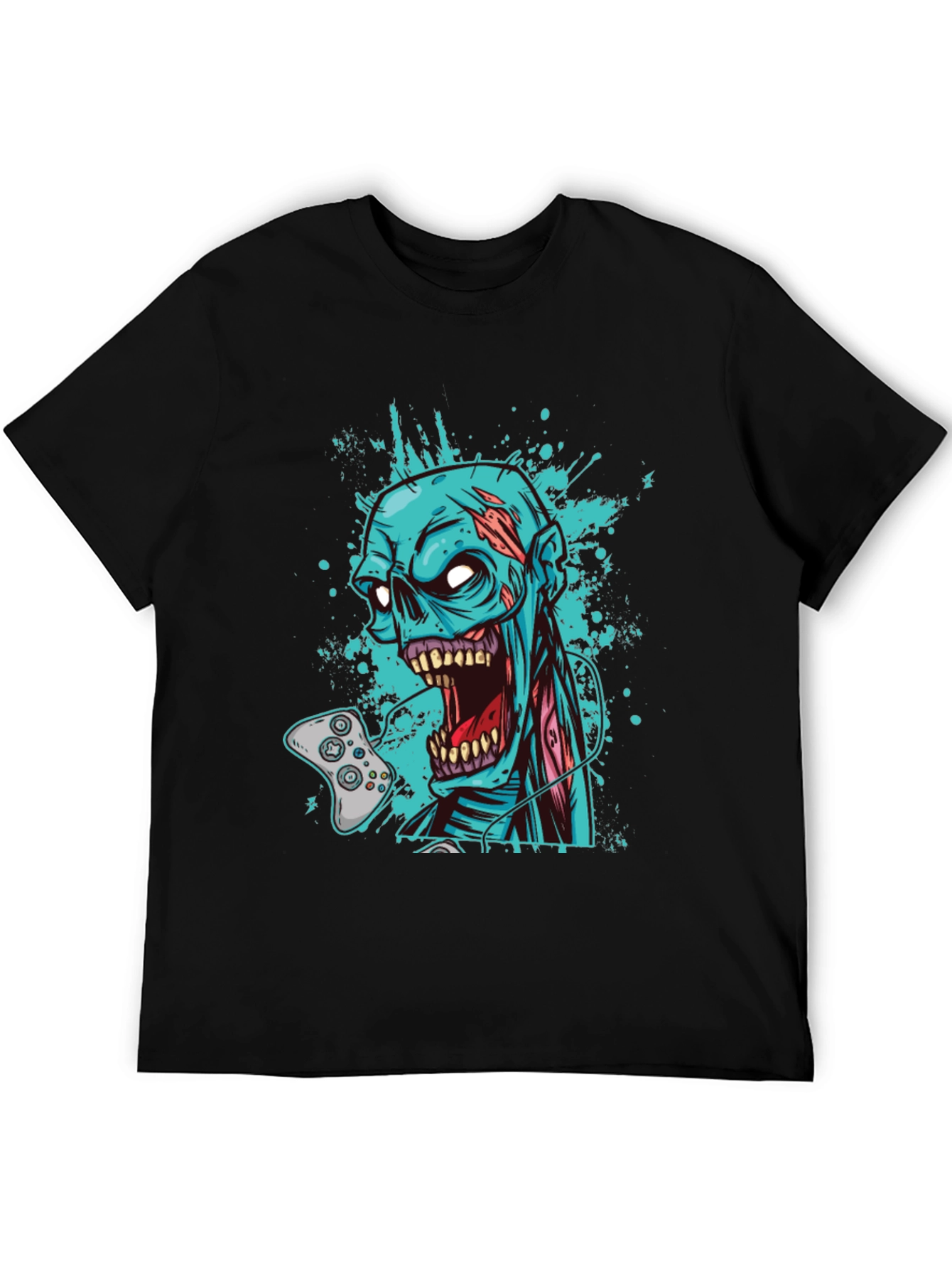 Zombie Gamer T-Shirt - Game Over Design