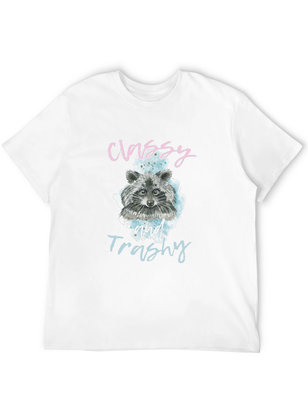 Classy and Trashy Raccoon Graphic Tee