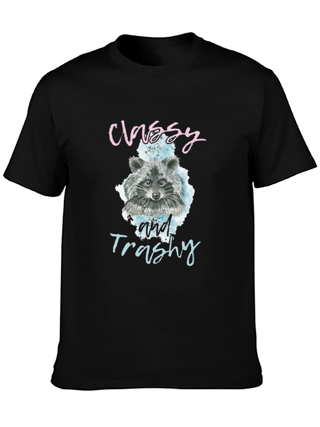 Classy and Trashy Raccoon Graphic Tee