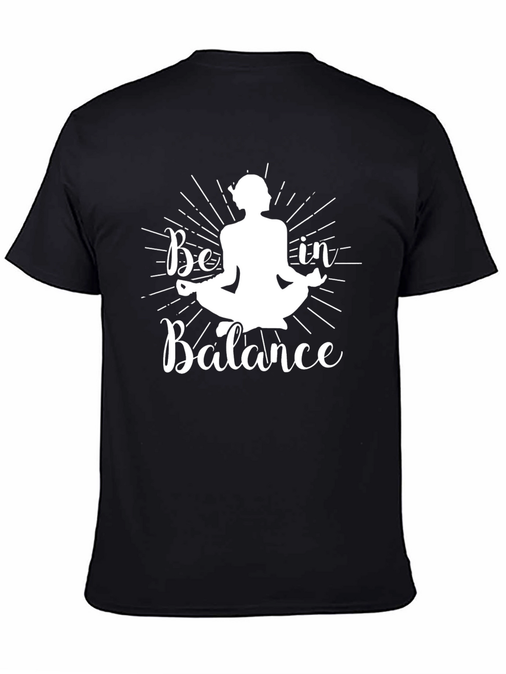 Be in Balance Graphic T-Shirt - Yoga Meditation Tee