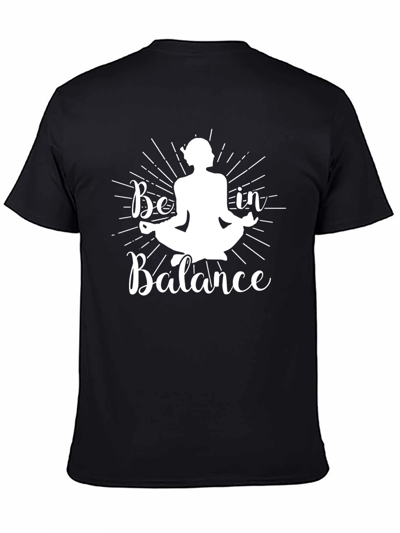 Be in Balance Graphic T-Shirt - Yoga Meditation Tee