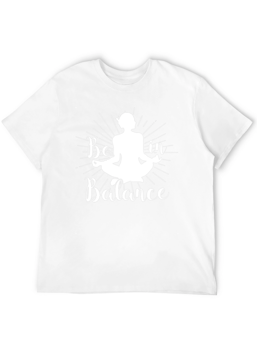Be in Balance Graphic T-Shirt - Yoga Meditation Tee