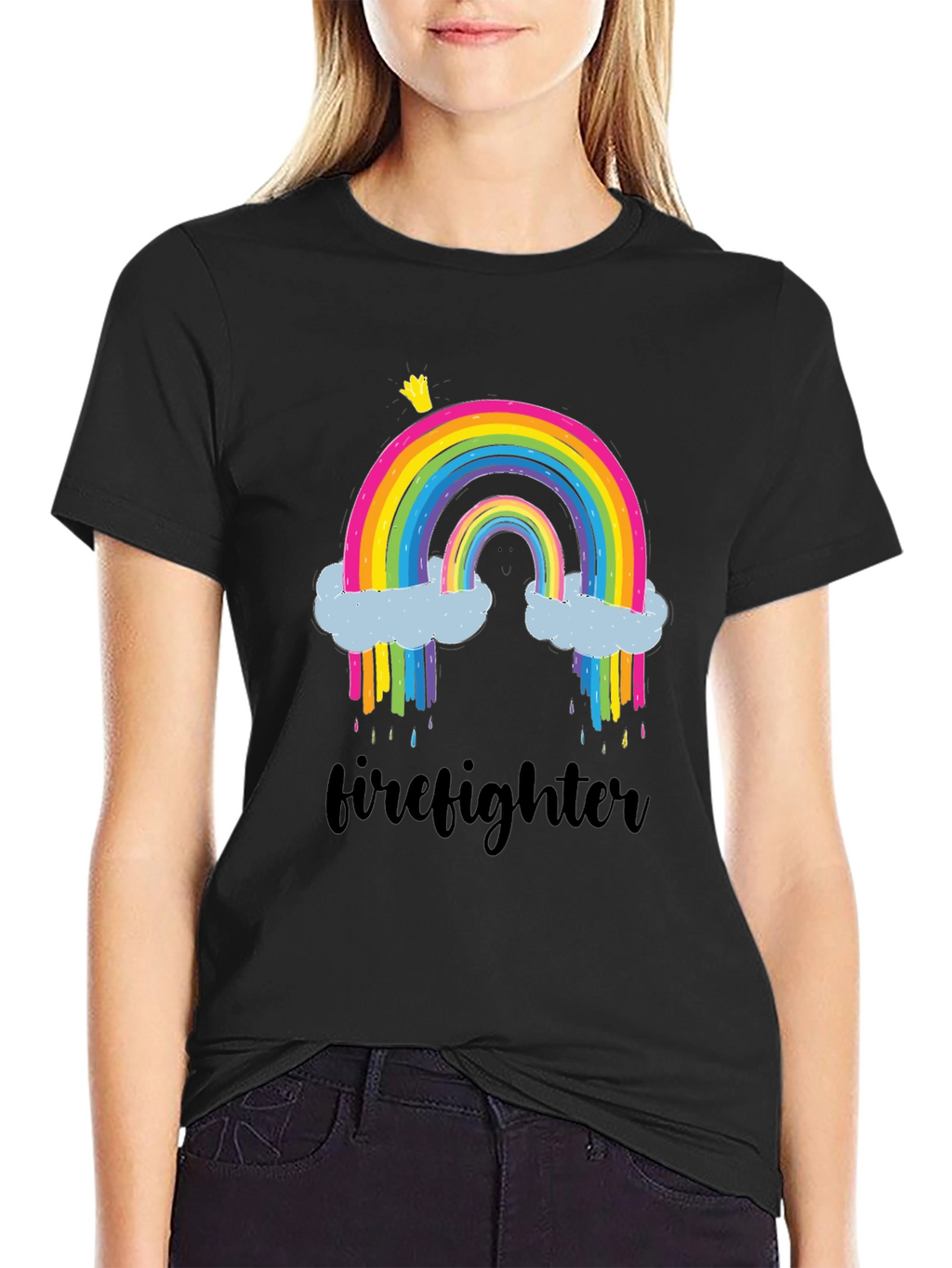 Rainbow Firefighter T-Shirt