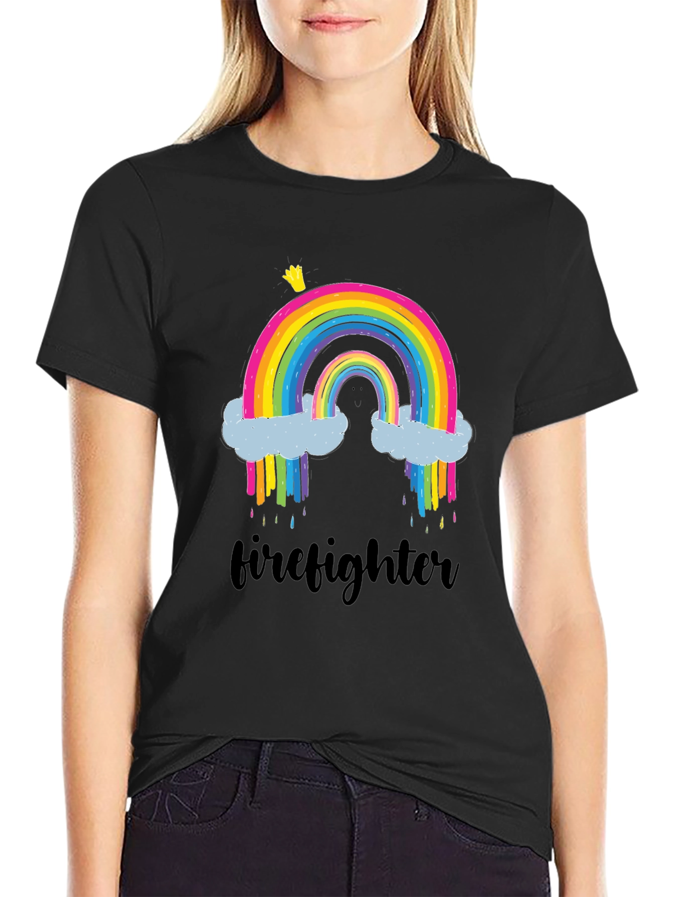 Rainbow Firefighter T-Shirt