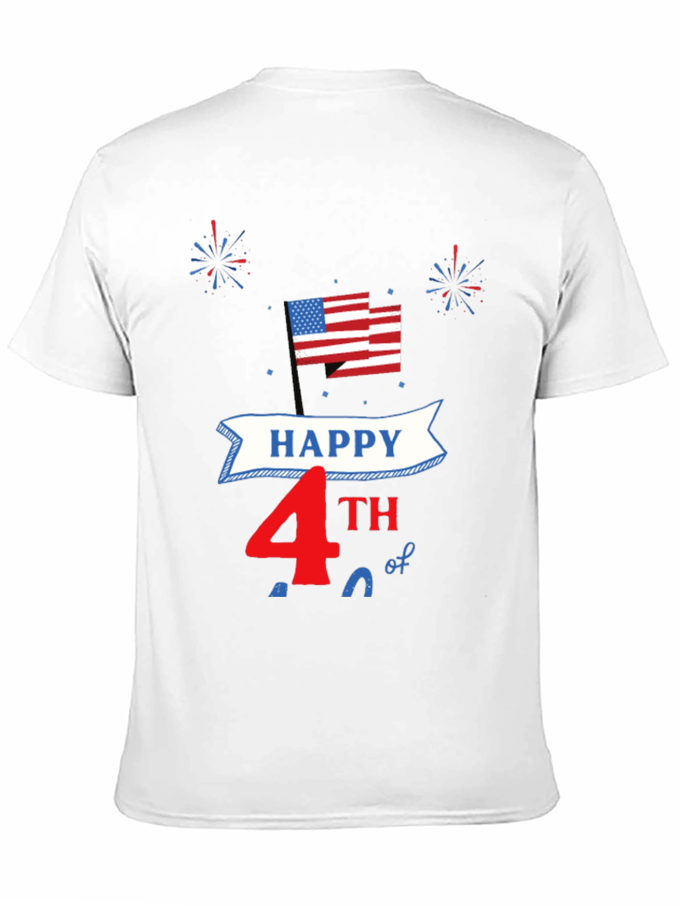 Happy 4th of July Patriotic USA Flag T-Shirt
