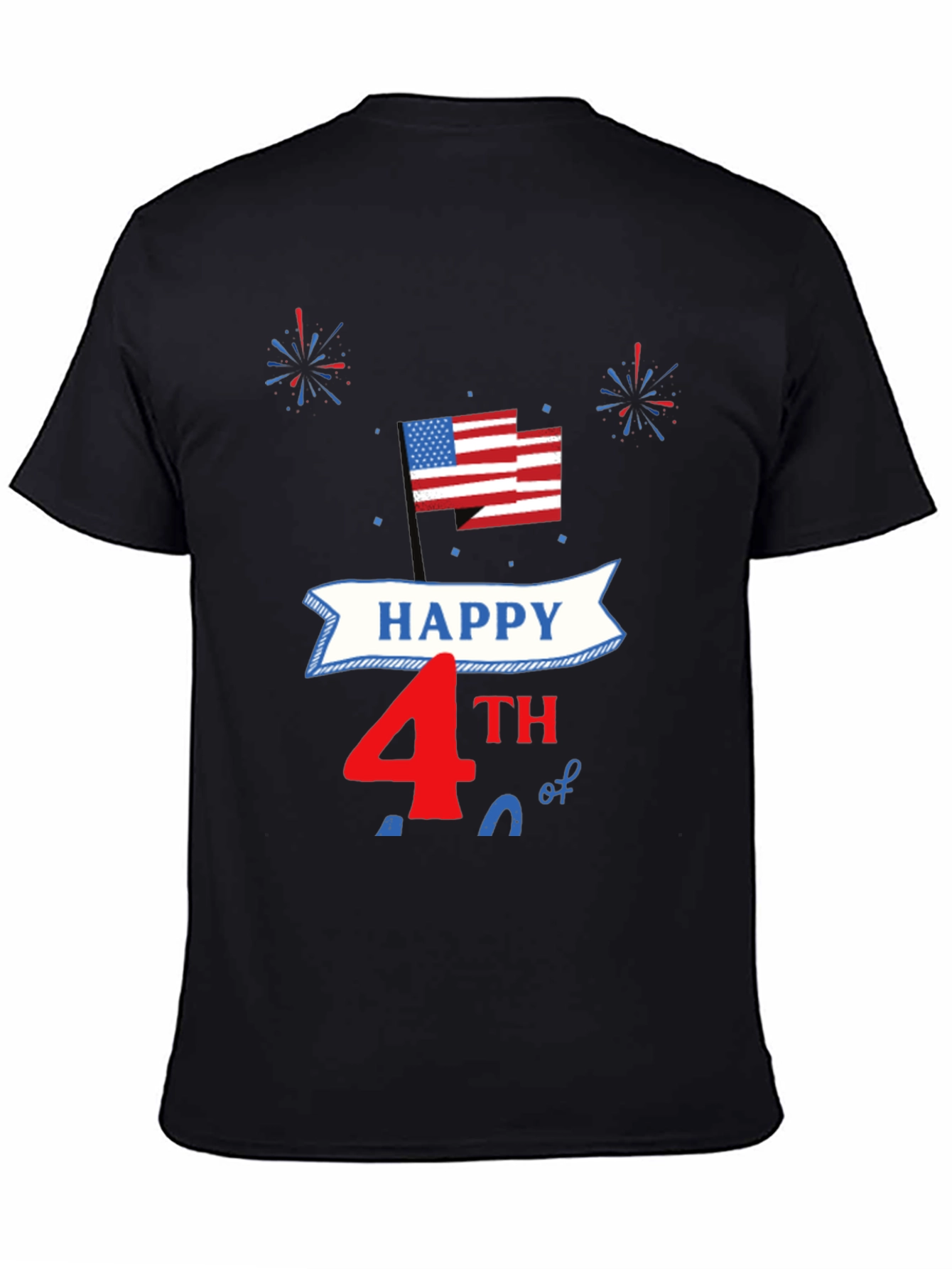 Happy 4th of July Patriotic USA Flag T-Shirt