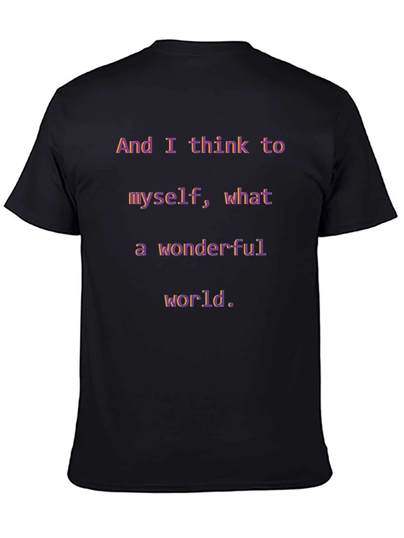 Wonderful World T-Shirt - Inspirational Graphic Tee