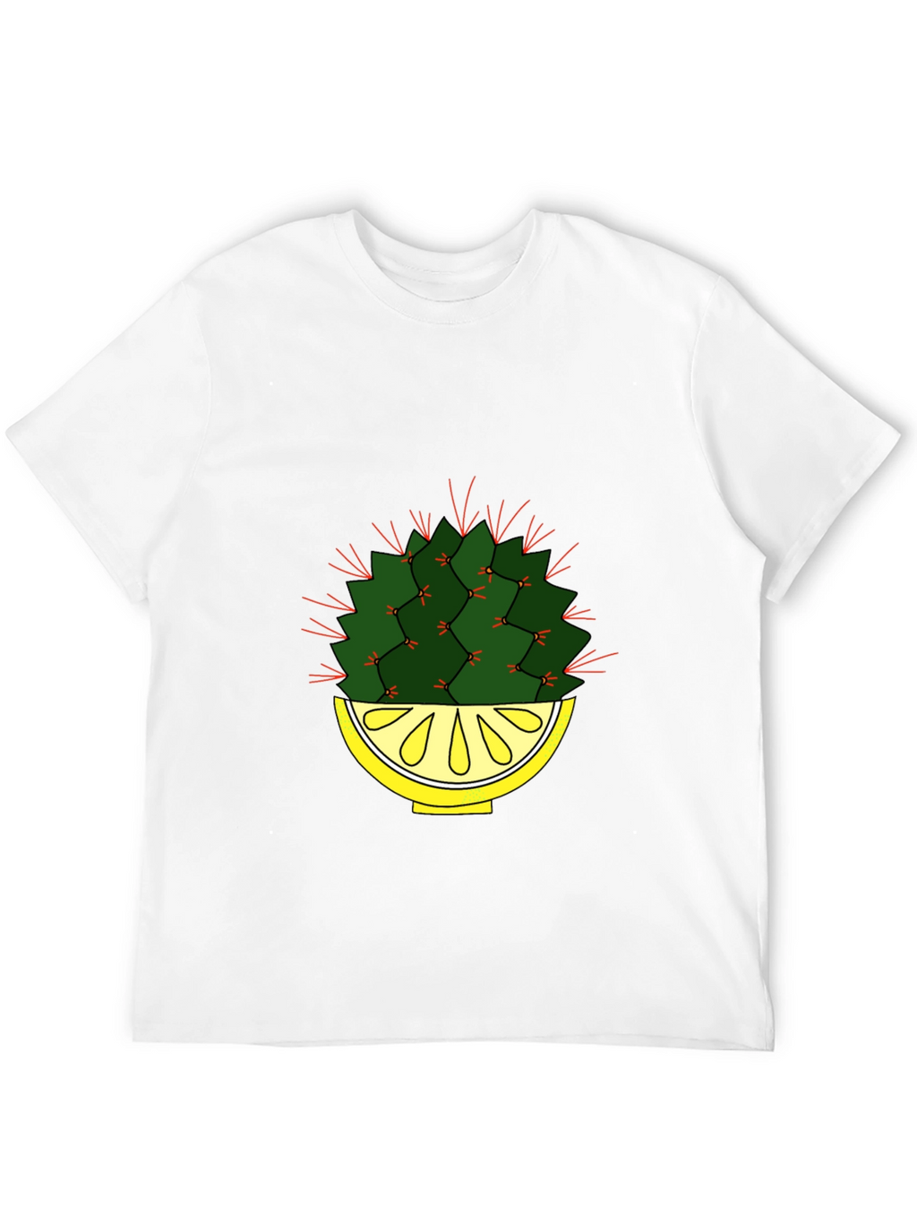 Cactus In Lemon Bowl Graphic Tee