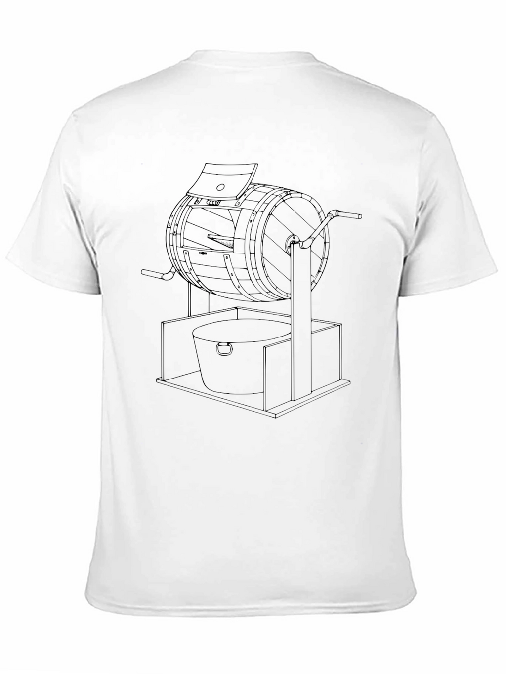 Artisan Crafted Black T-Shirt with Unique Graphics