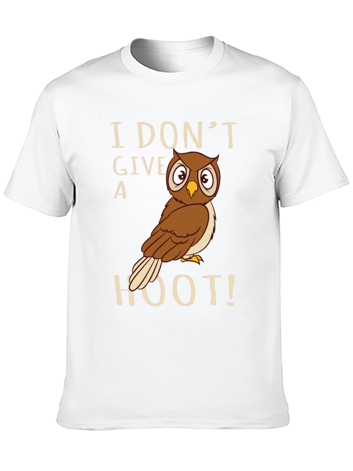 I Dont Give A Hoot Owl Graphic T-Shirt