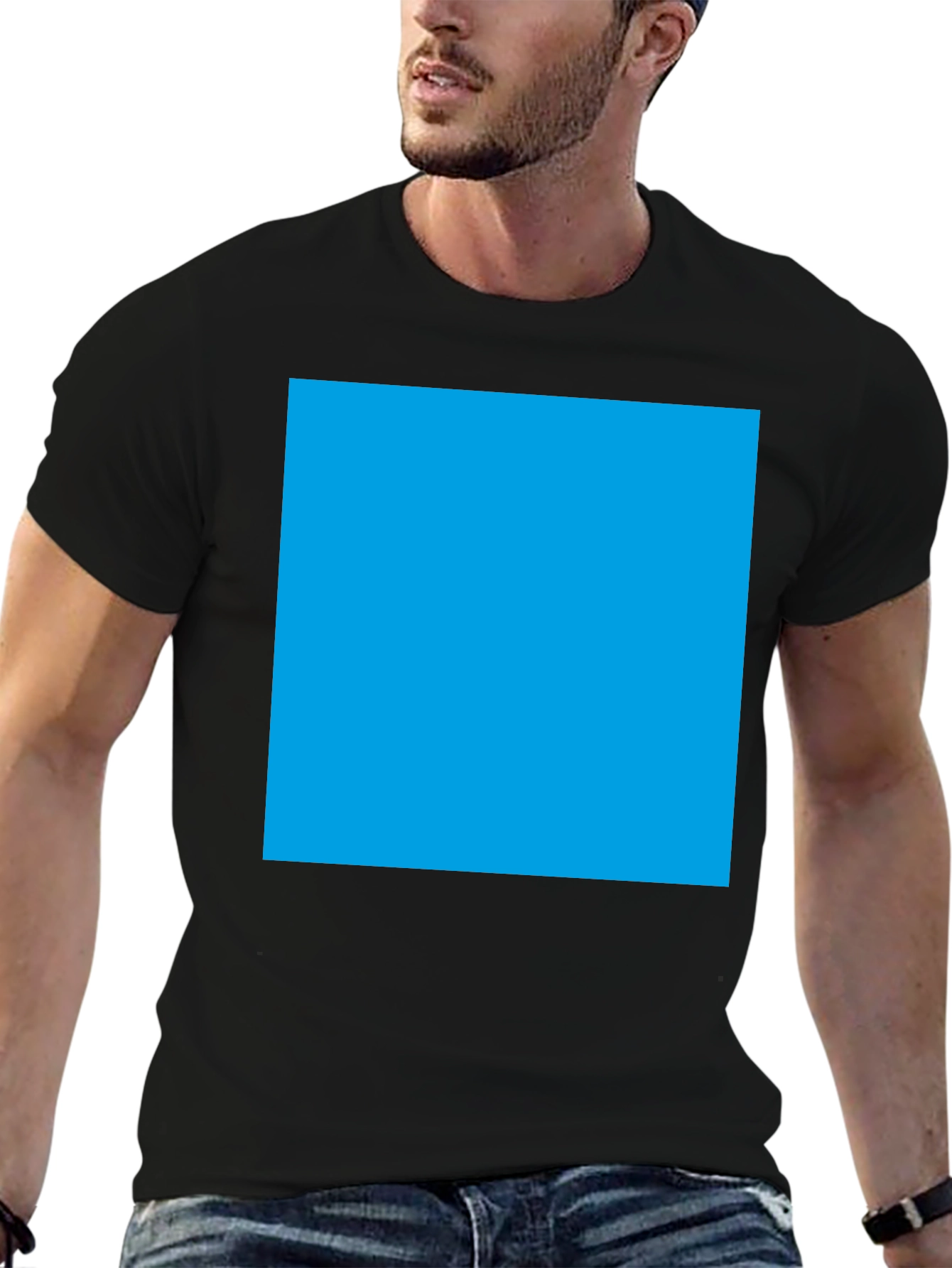 Mens Basic Black Short Sleeve T-Shirt