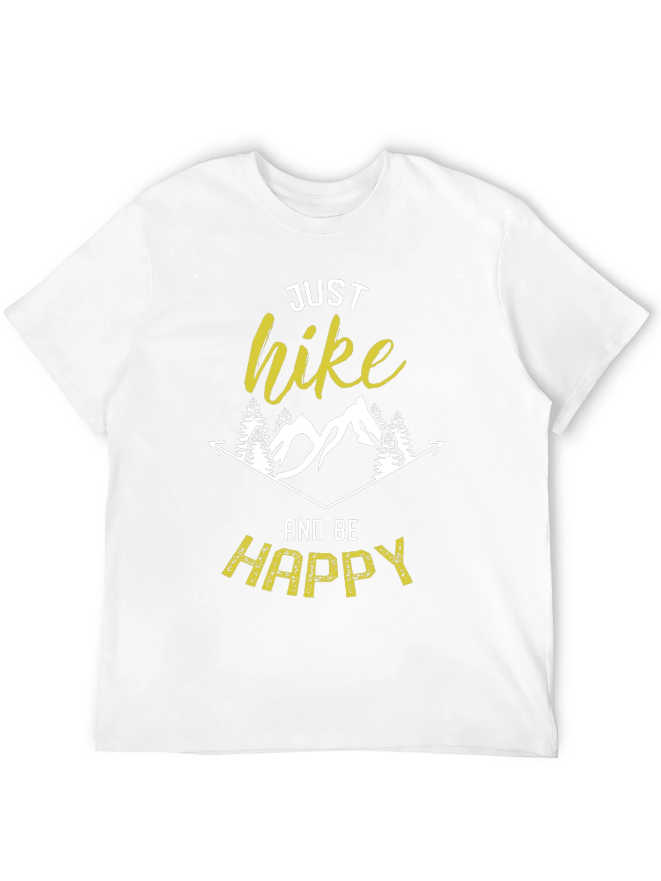 Just Hike and Be Happy Graphic Tee