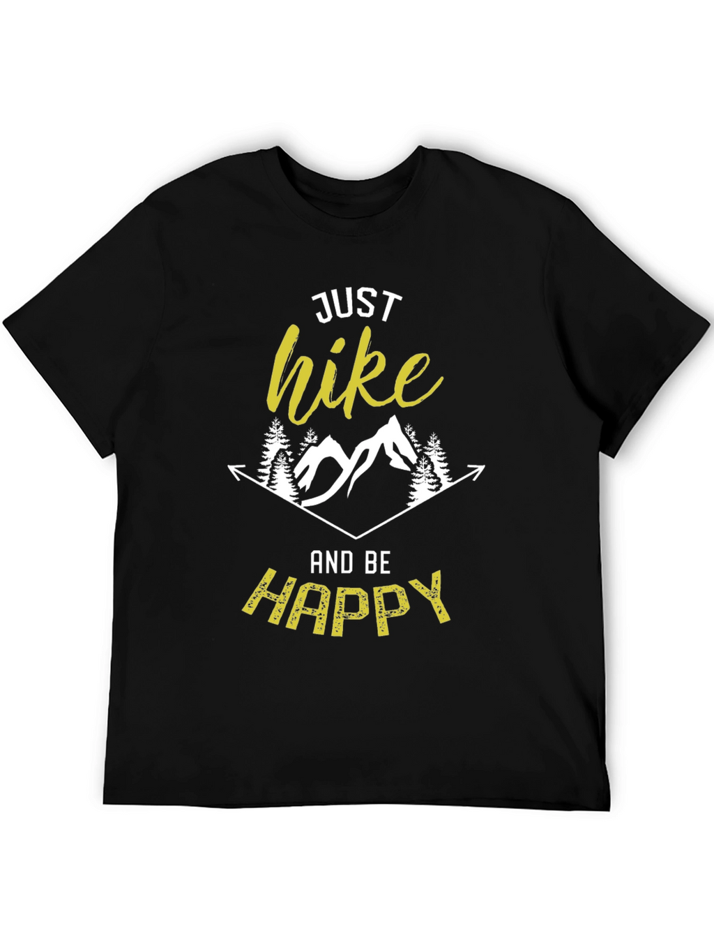 Just Hike and Be Happy Graphic Tee