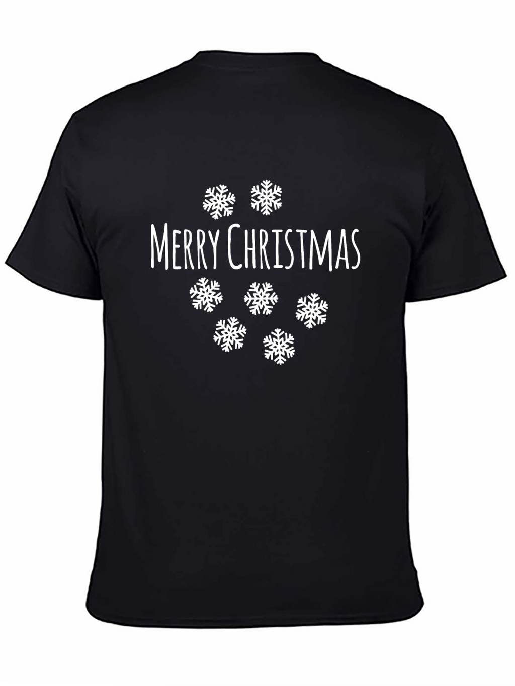 Merry Christmas Snowflake Graphic Tee